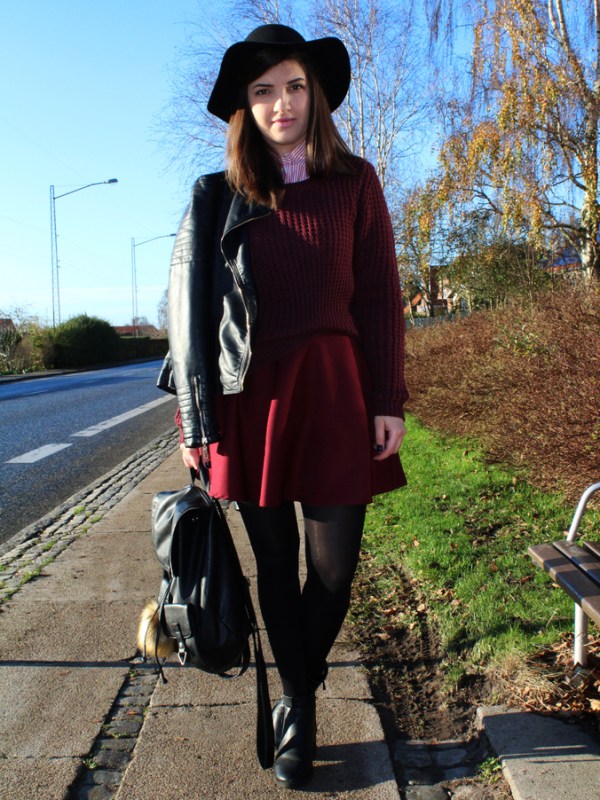 marsala skirt