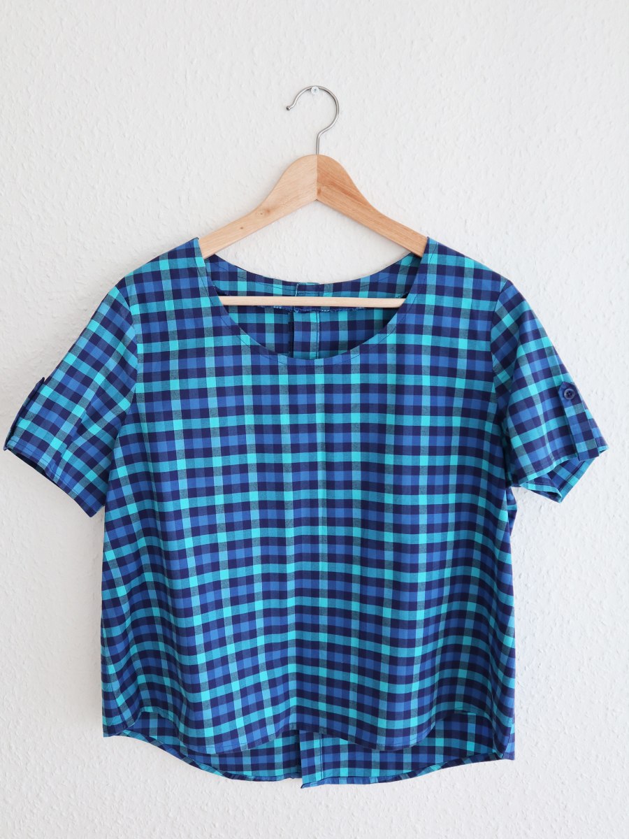 tartan crop top