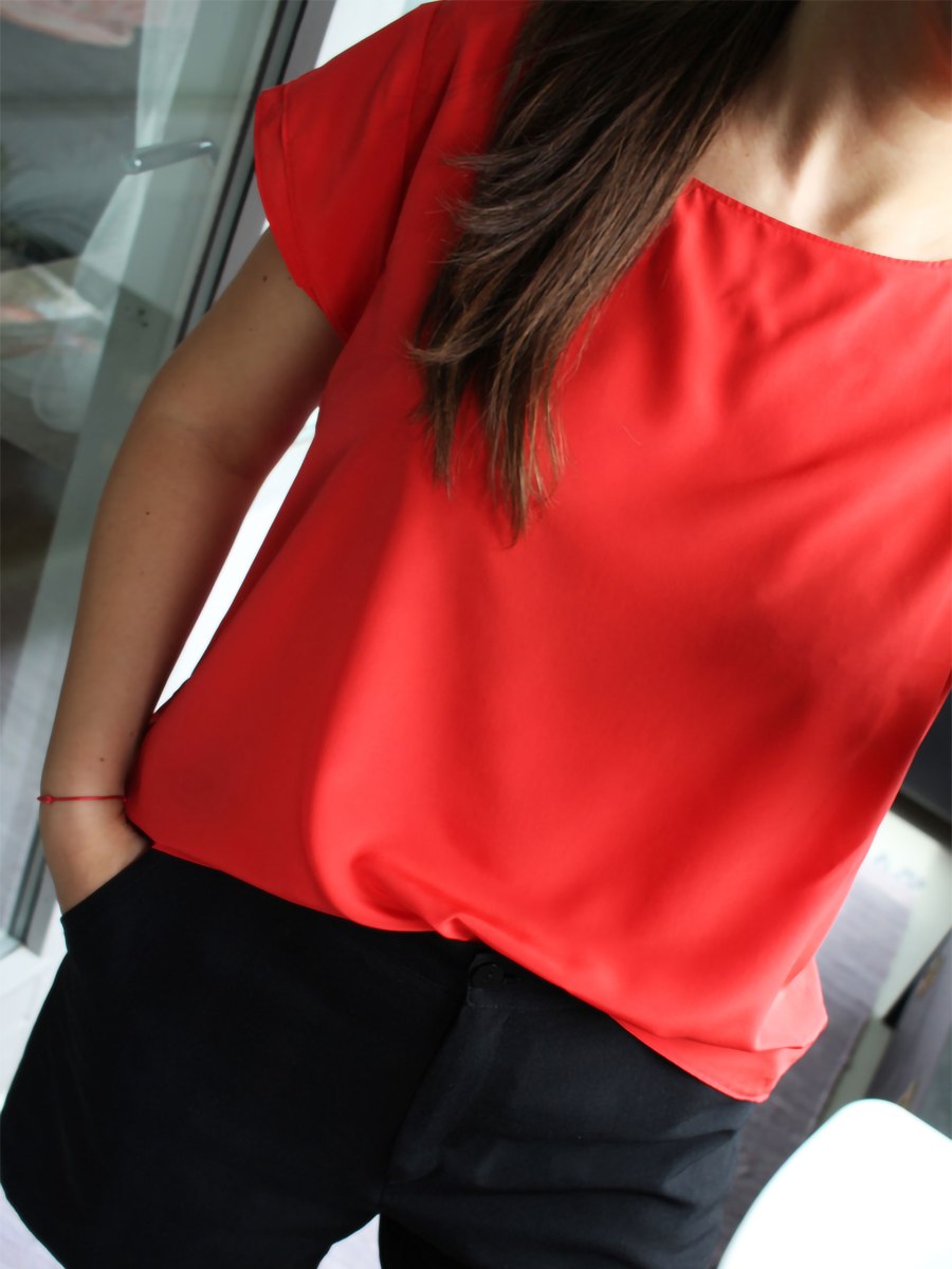 bluza roz si bluza rosie