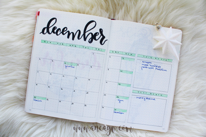 Bullet Journal – set-up pentru luna Decembrie15