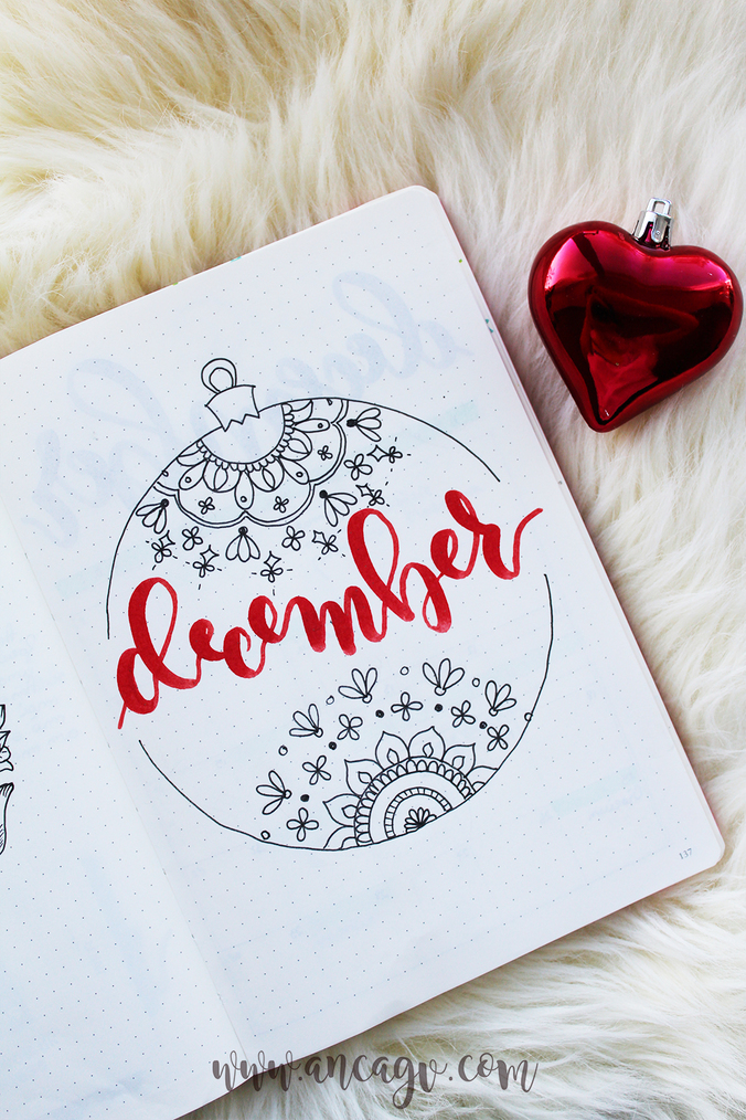 Bullet Journal – set-up pentru luna Decembrie3