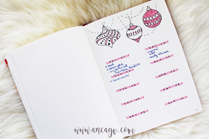 Bullet Journal – set-up pentru luna Decembrie5