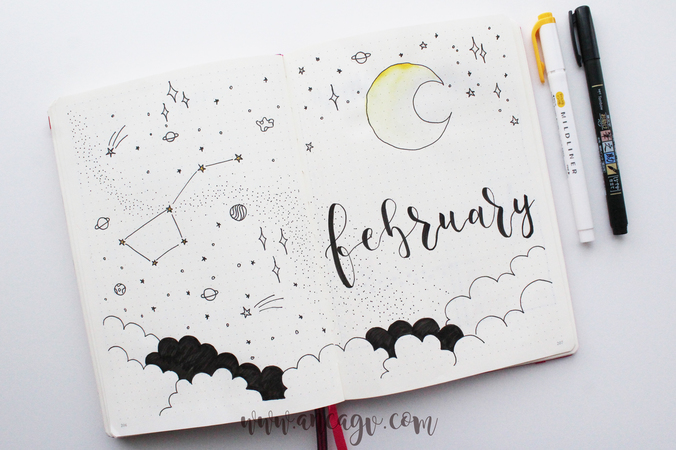 Bullet Journal – set-up pentru luna Februarie15