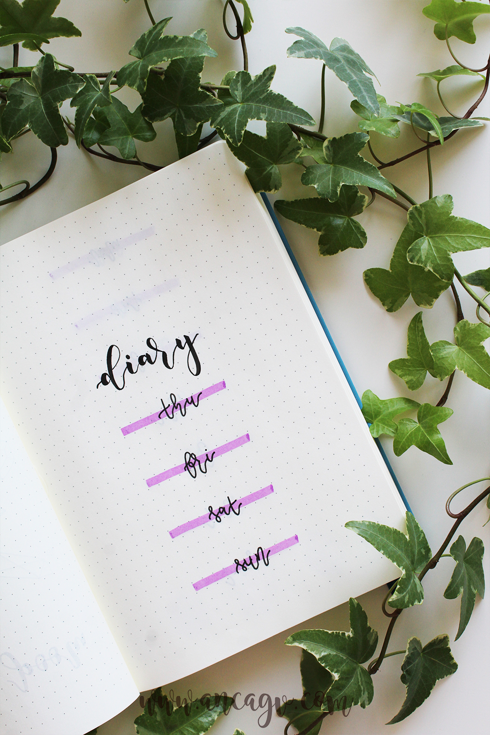 bullet journal march 2