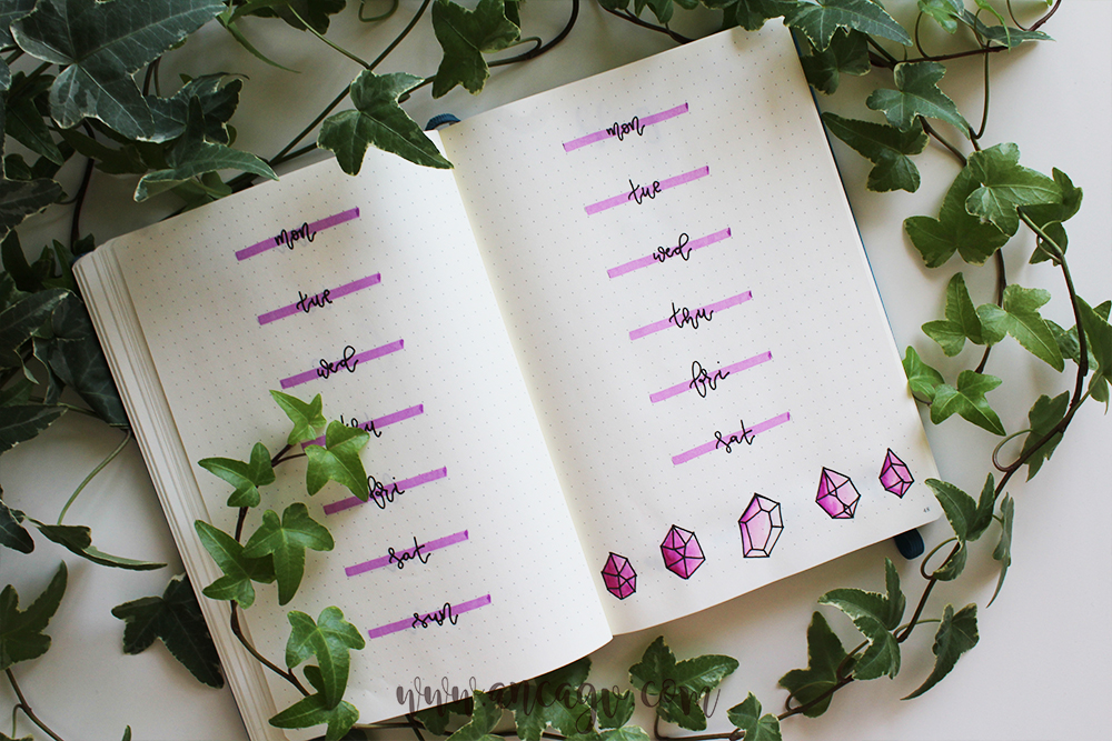 bullet journal march 8