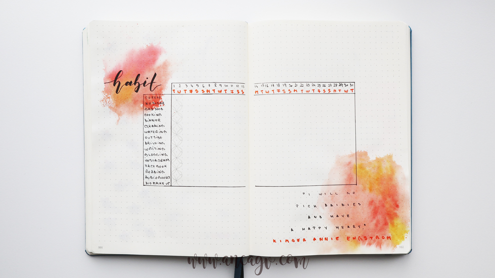 april 2018 bujo4
