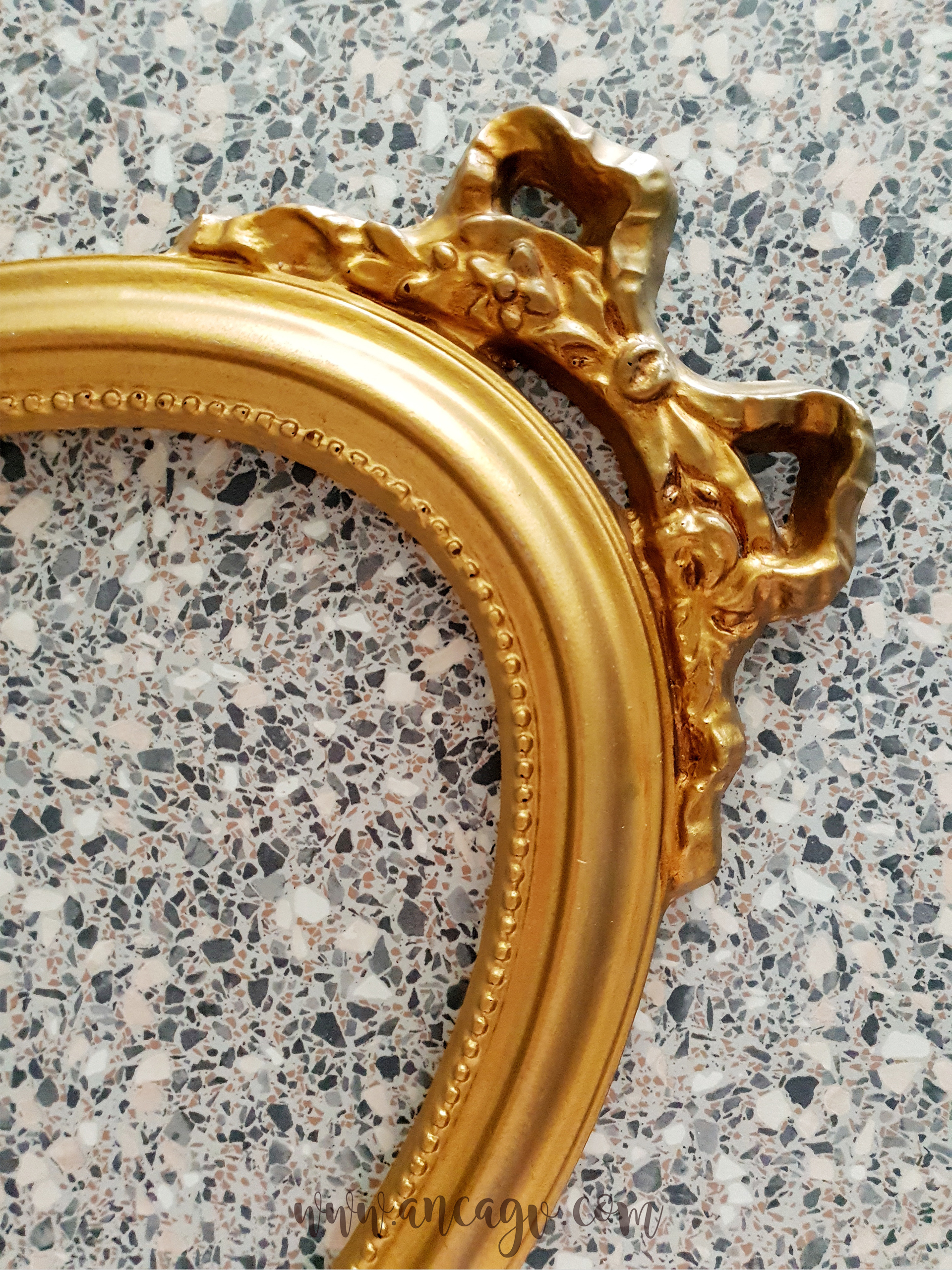 restaurarea unei oglinzi cu rama vintage10