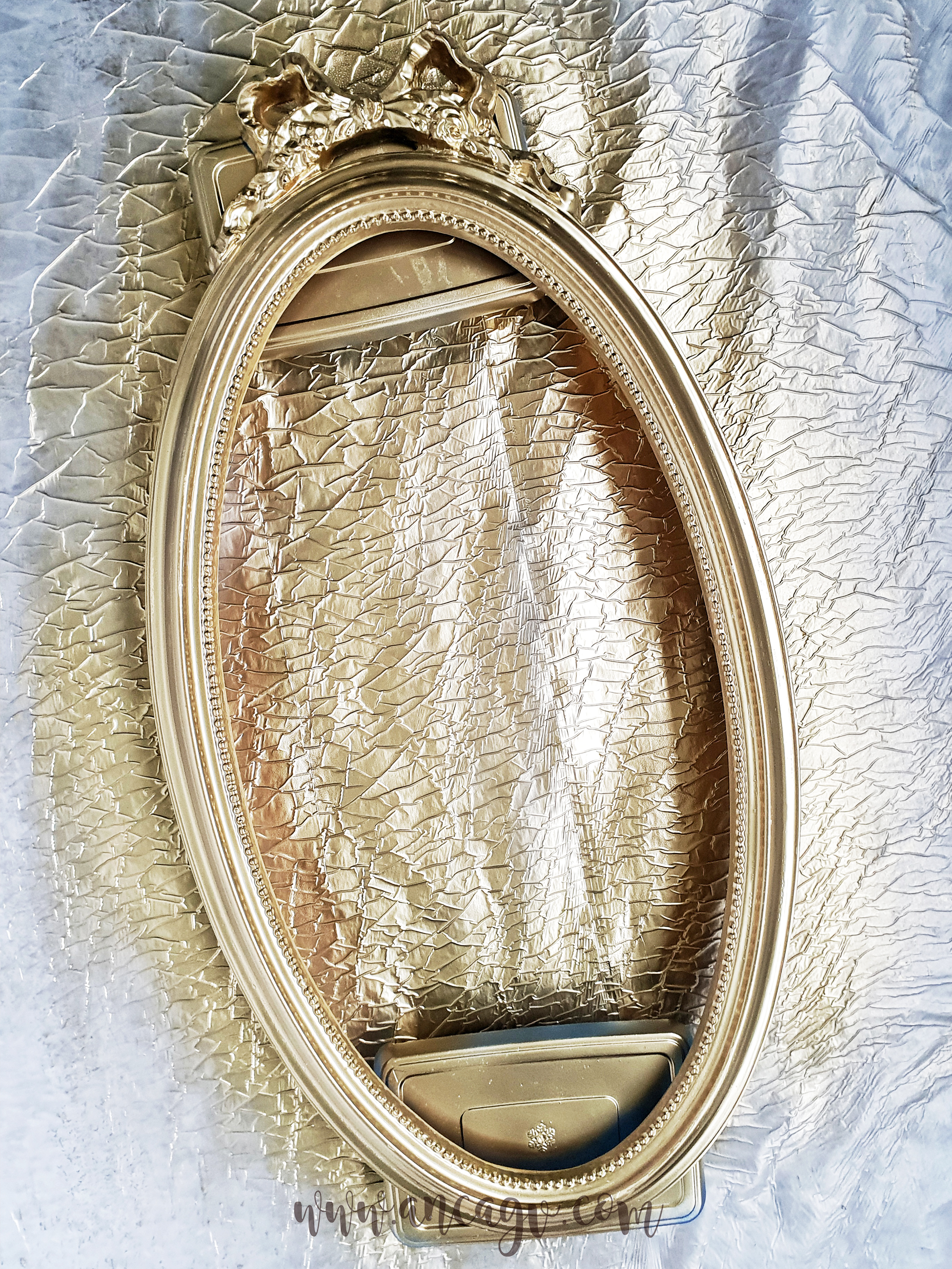 restaurarea unei oglinzi cu rama vintage4