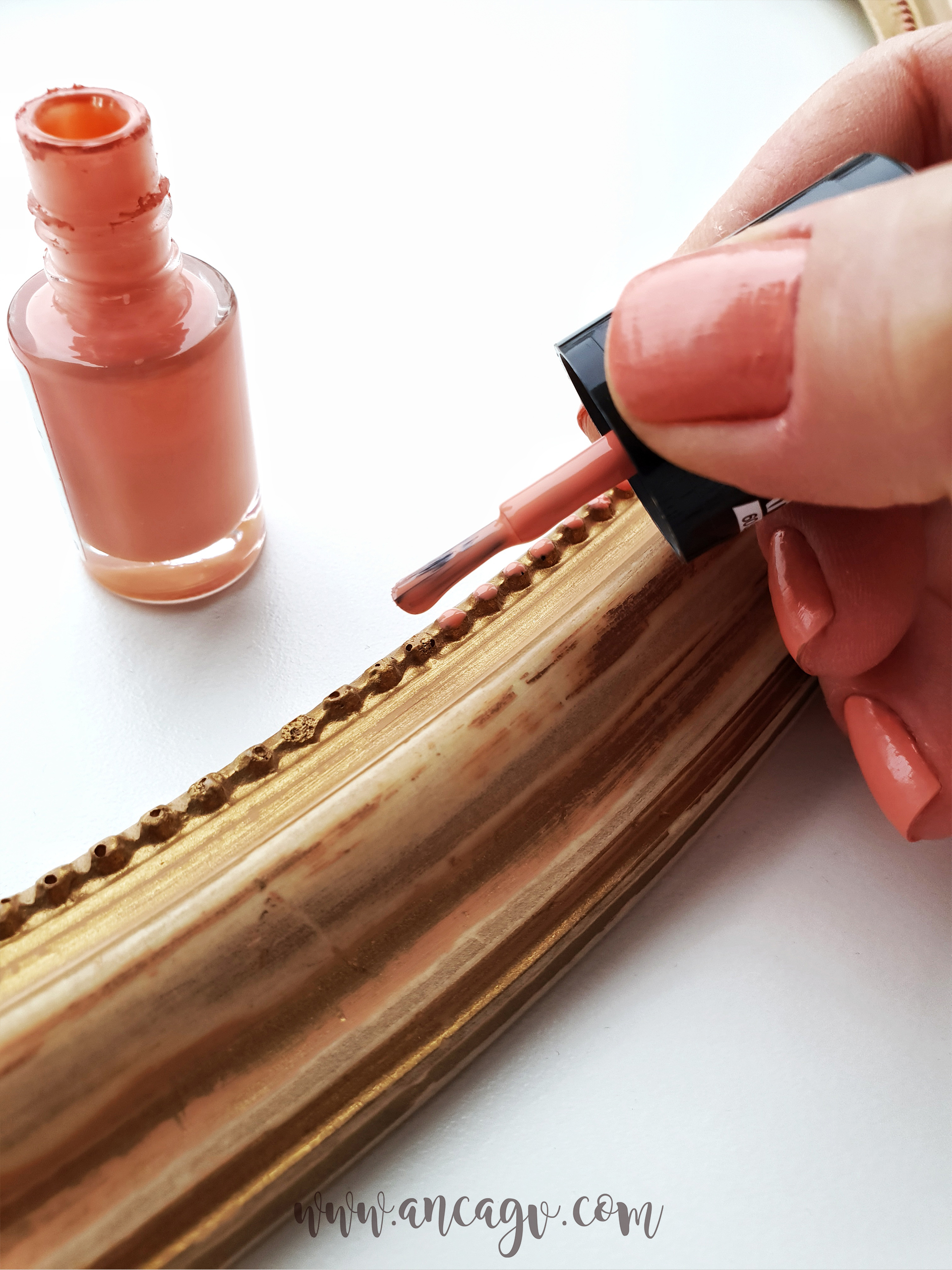 restaurarea unei oglinzi cu rama vintage6