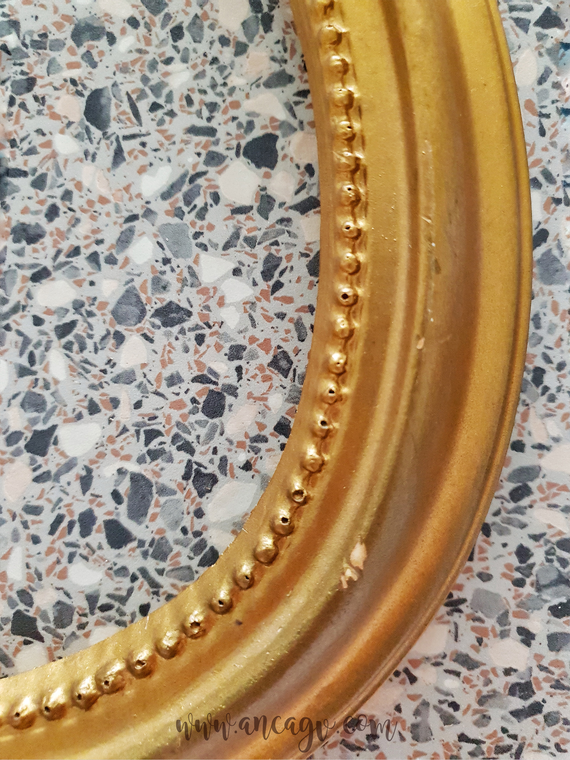 restaurarea unei oglinzi cu rama vintage9