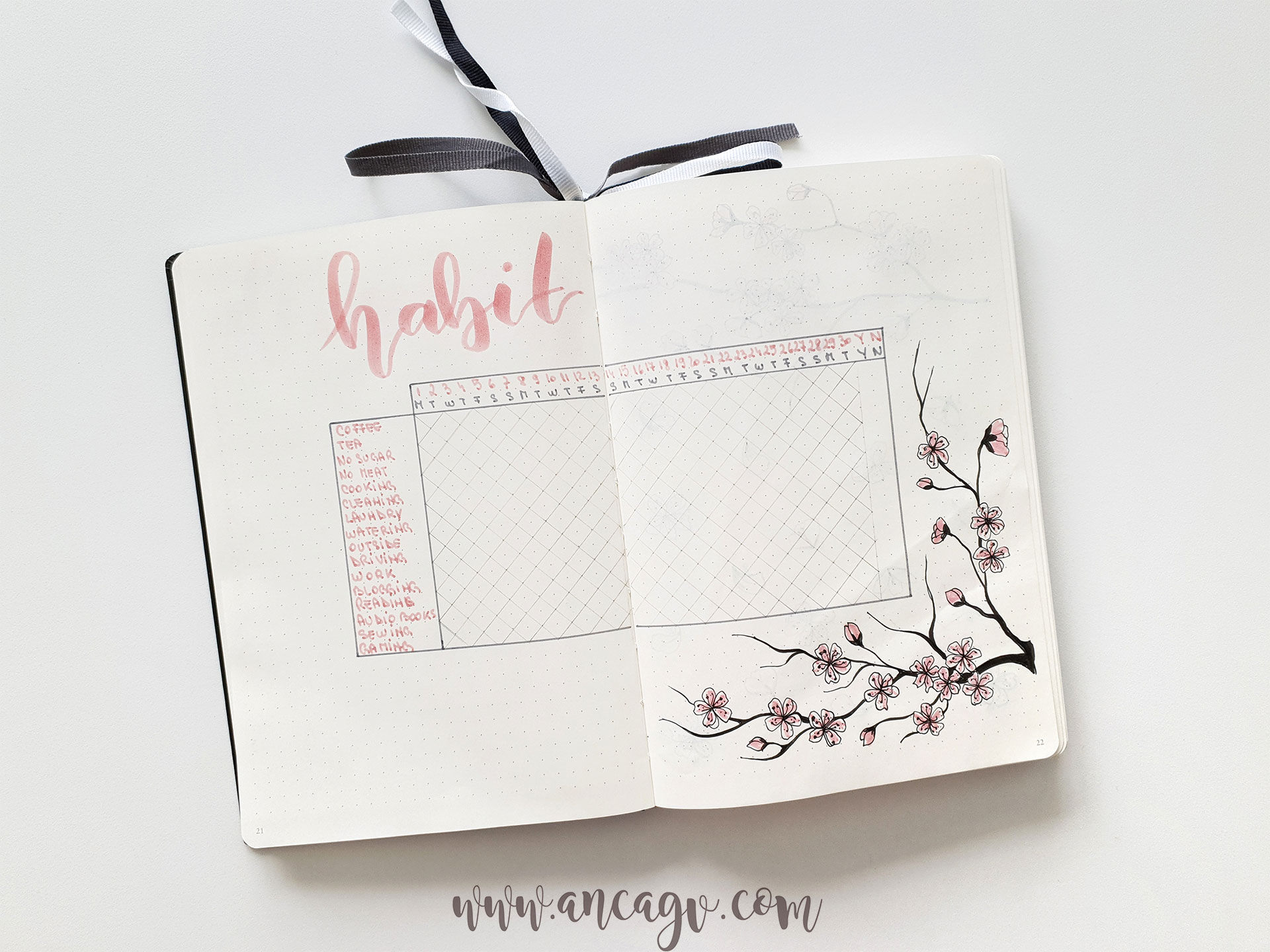 Bullet-Journal-–-set-up-for-April-201913