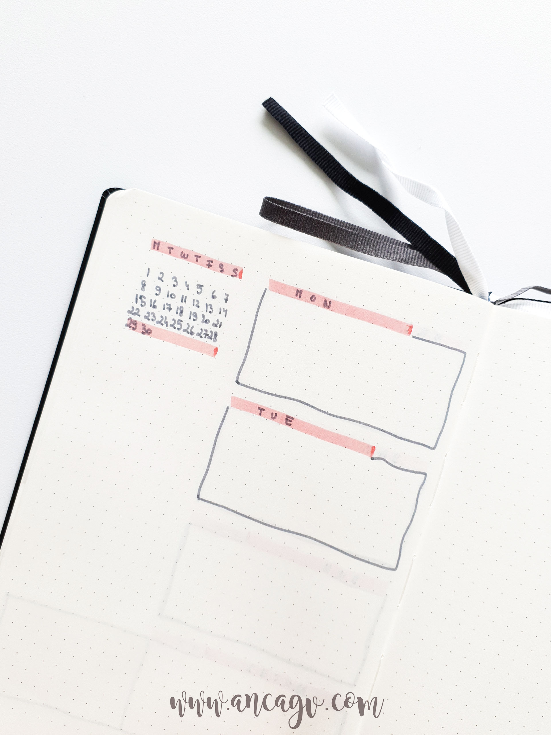 Bullet-Journal-–-set-up-for-April-20193