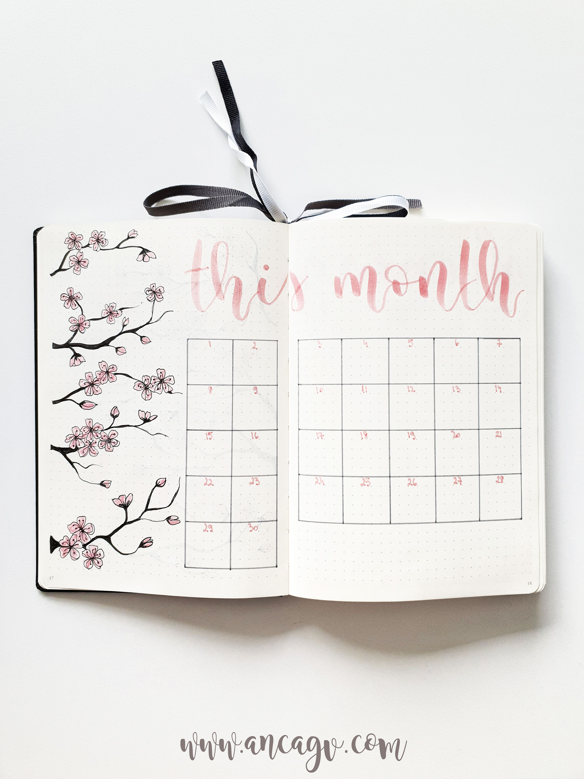 Bullet-Journal-–-set-up-for-April-20195