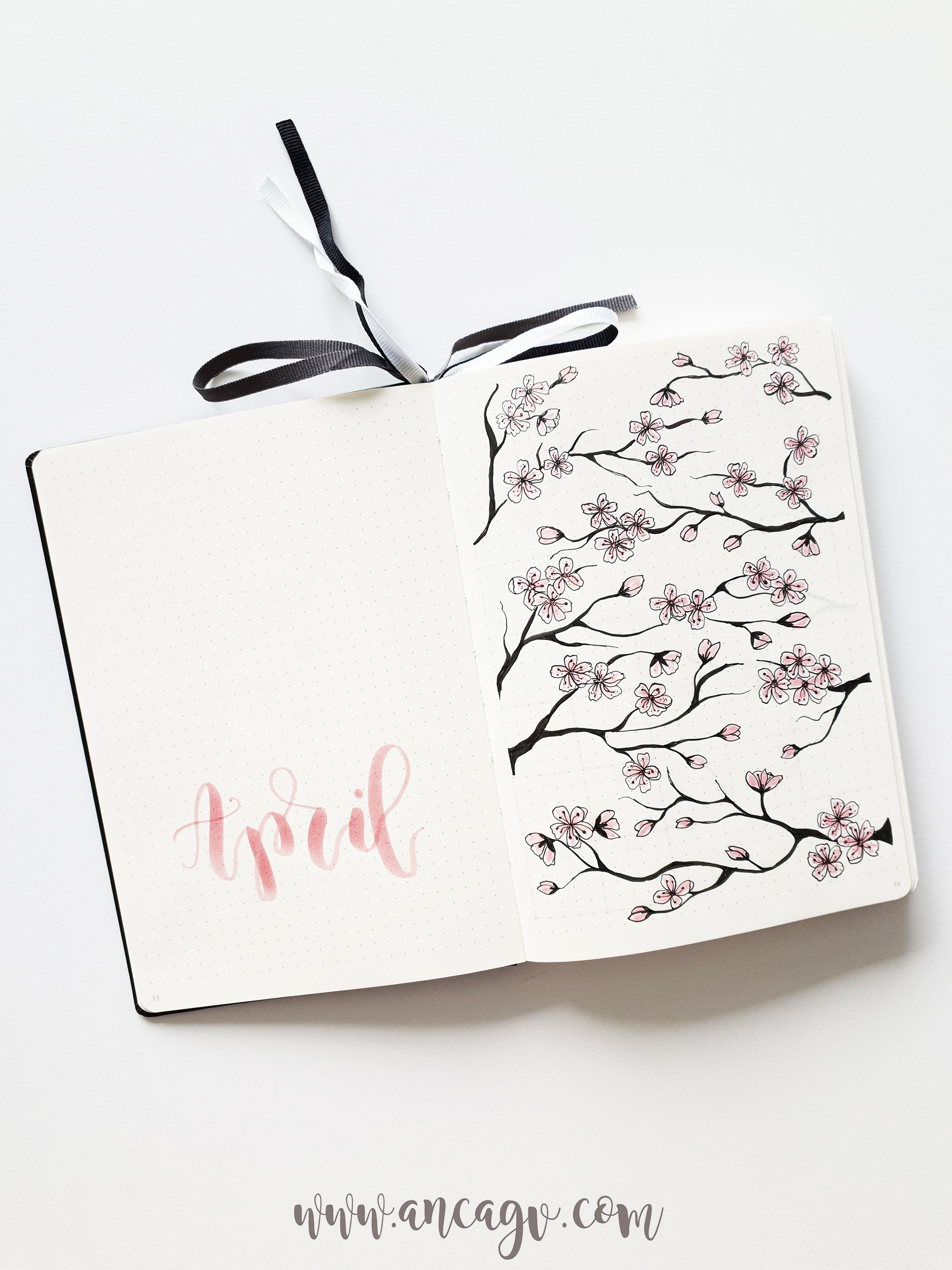 Bullet-Journal-–-set-up-for-April-20196