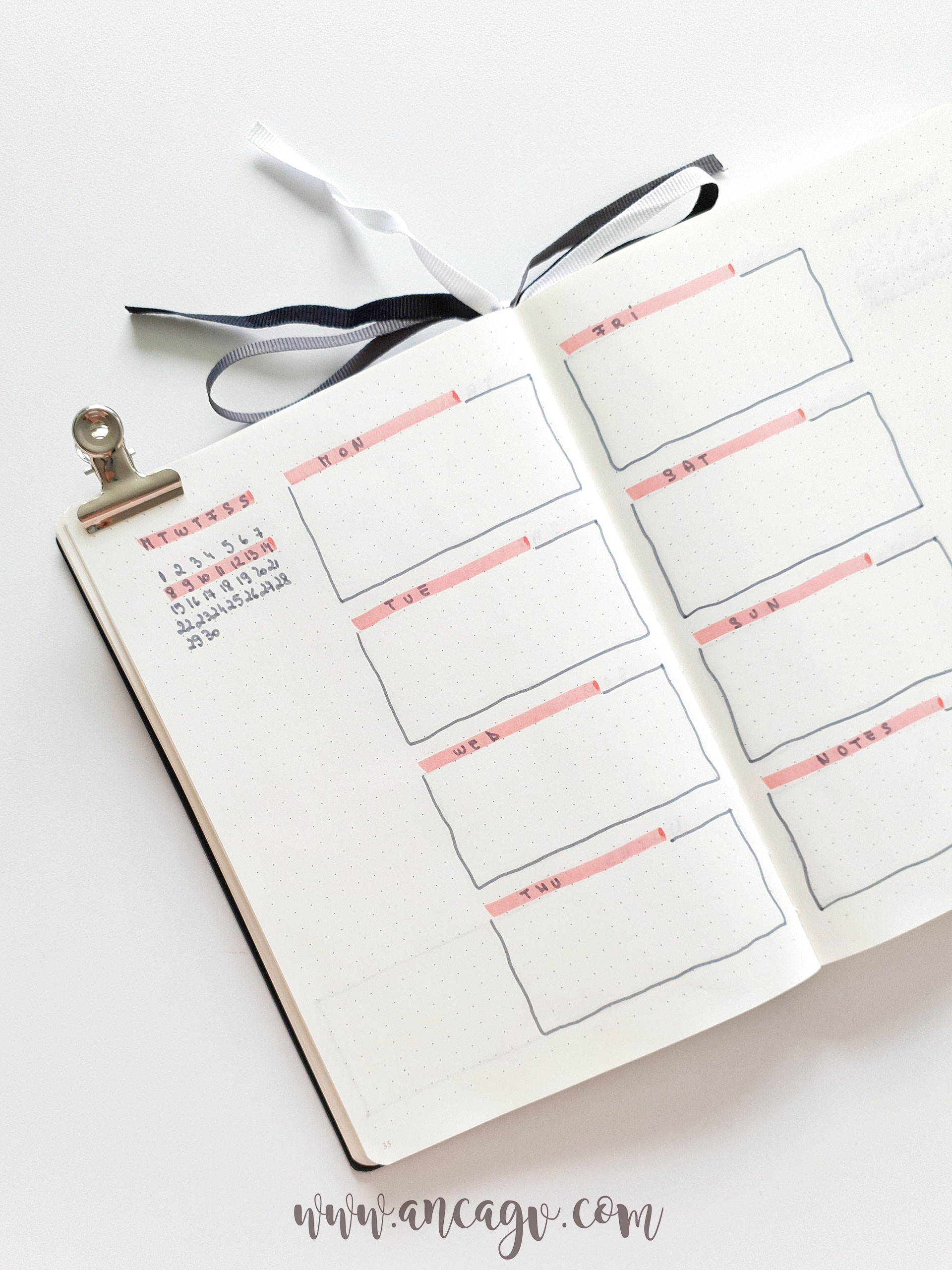 Bullet-Journal-–-set-up-for-April-20197