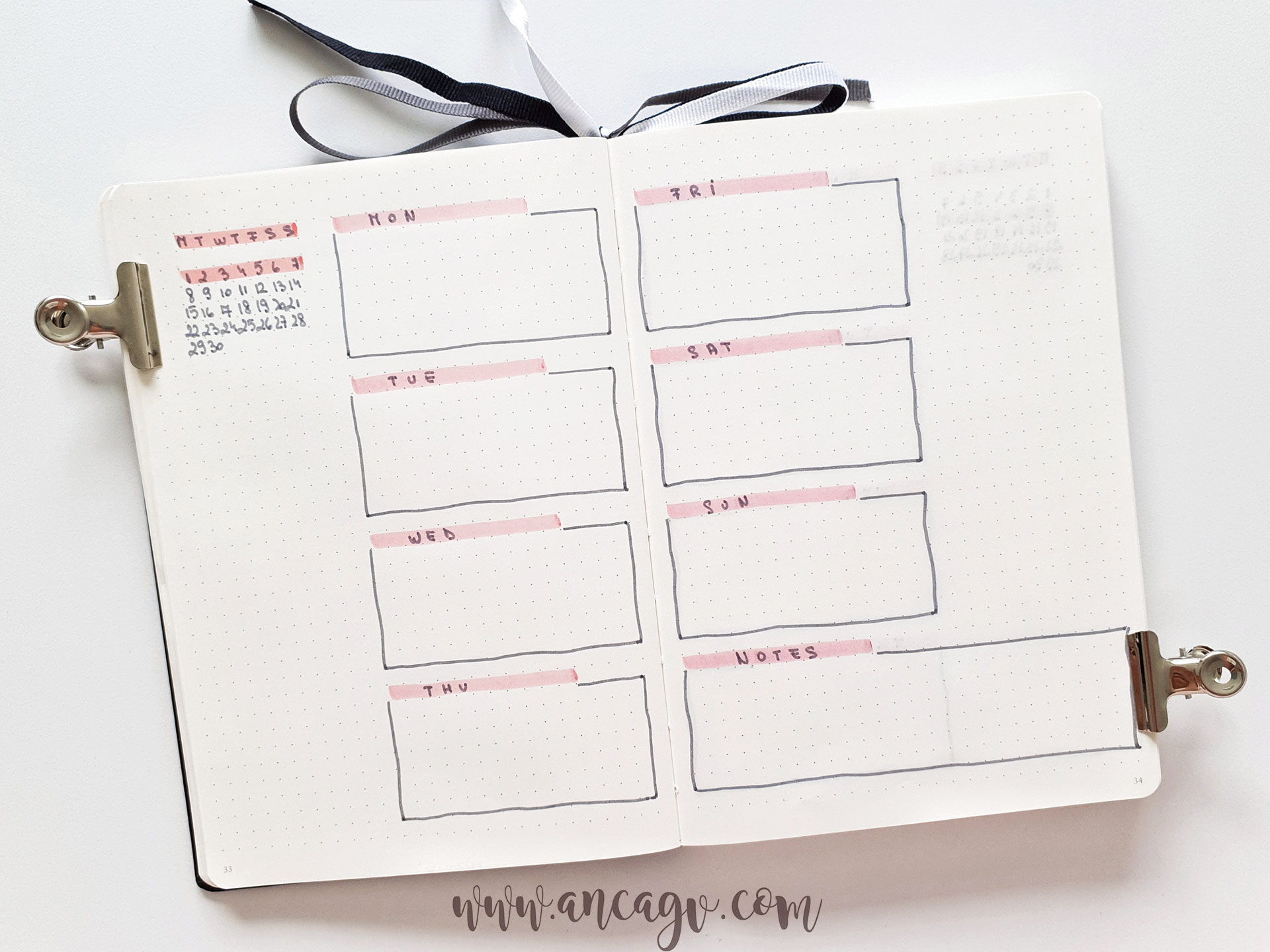 Bullet-Journal-–-set-up-for-April-20199