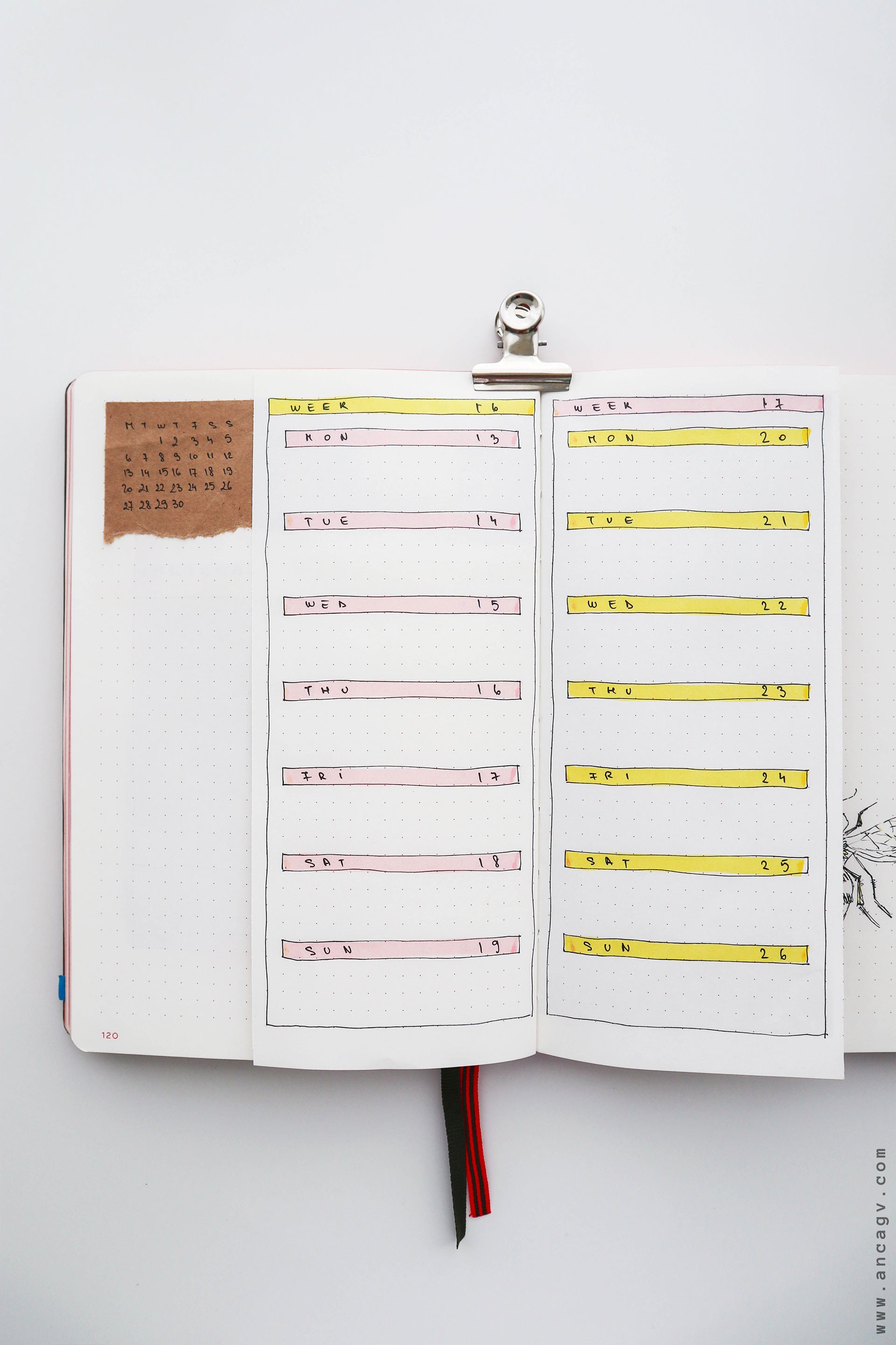 Bullet-Journal-–-set-up-for-April-2020-11