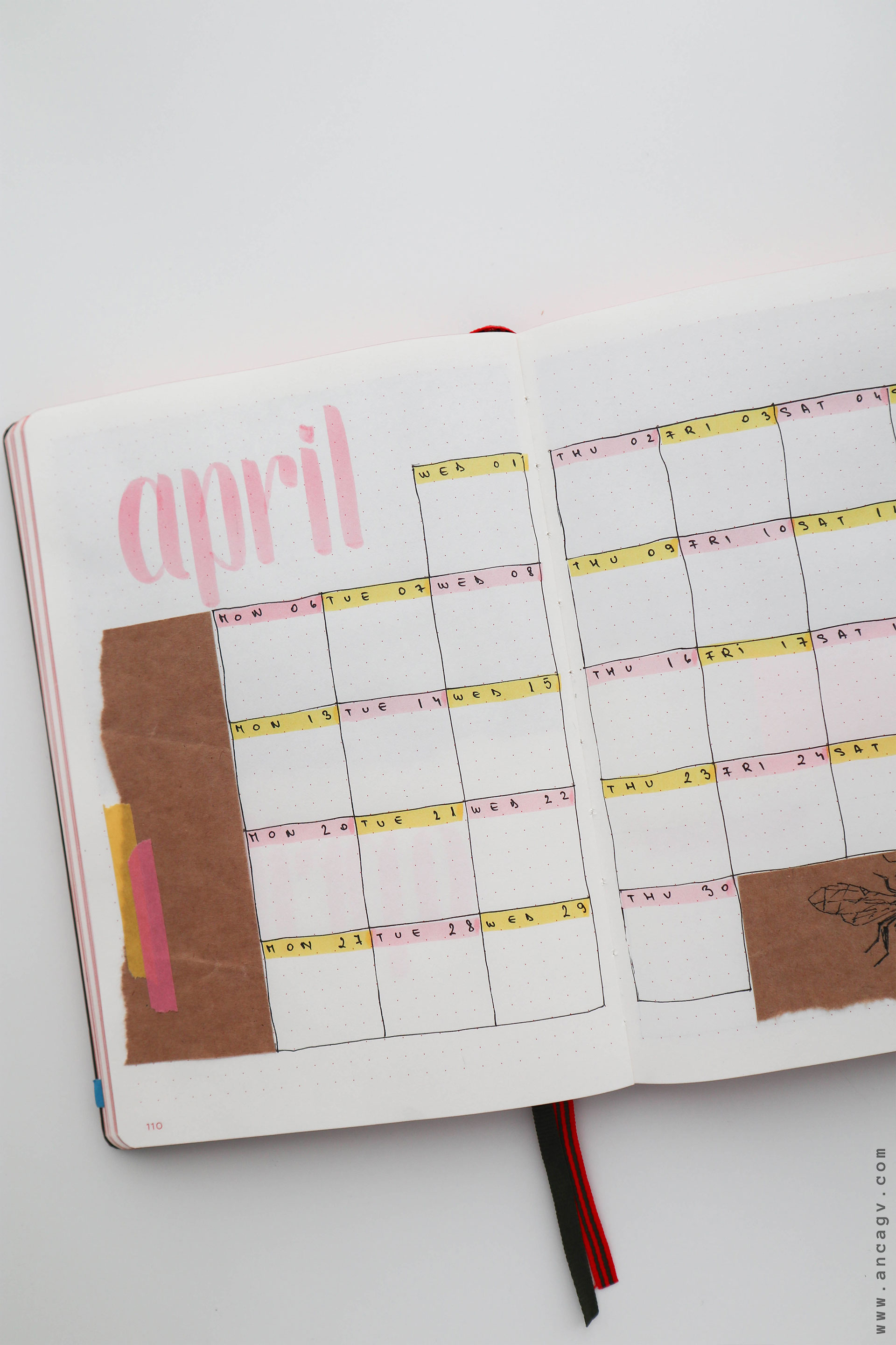 Bullet-Journal-–-set-up-for-April-2020-7