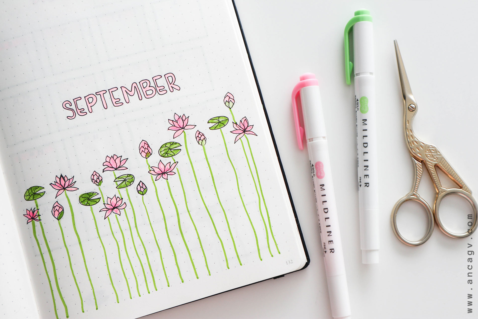 Bullet-Journal-–-set-up-for-September-2019-3