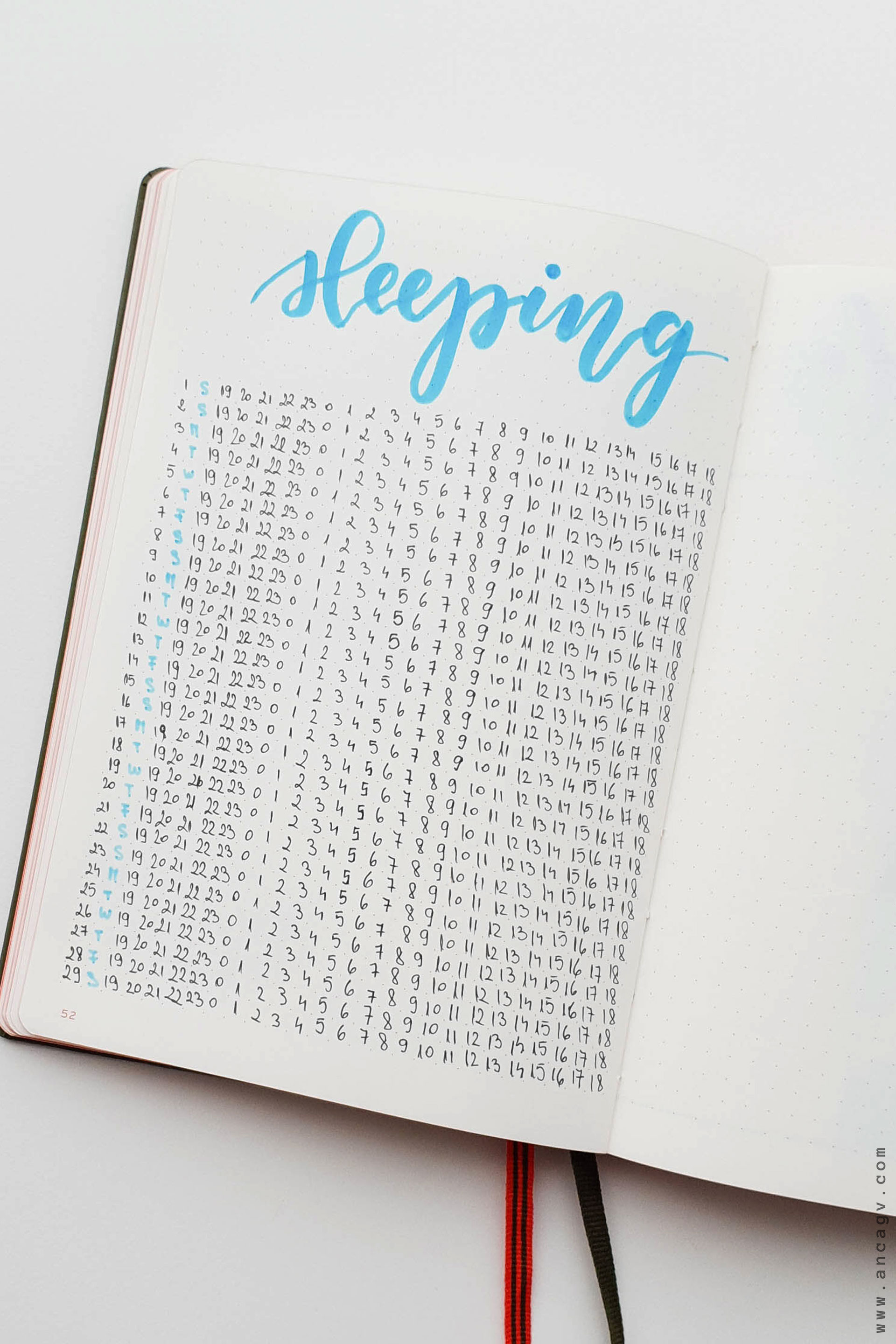 Bullet-Journal---set-up-for-February-2020-3