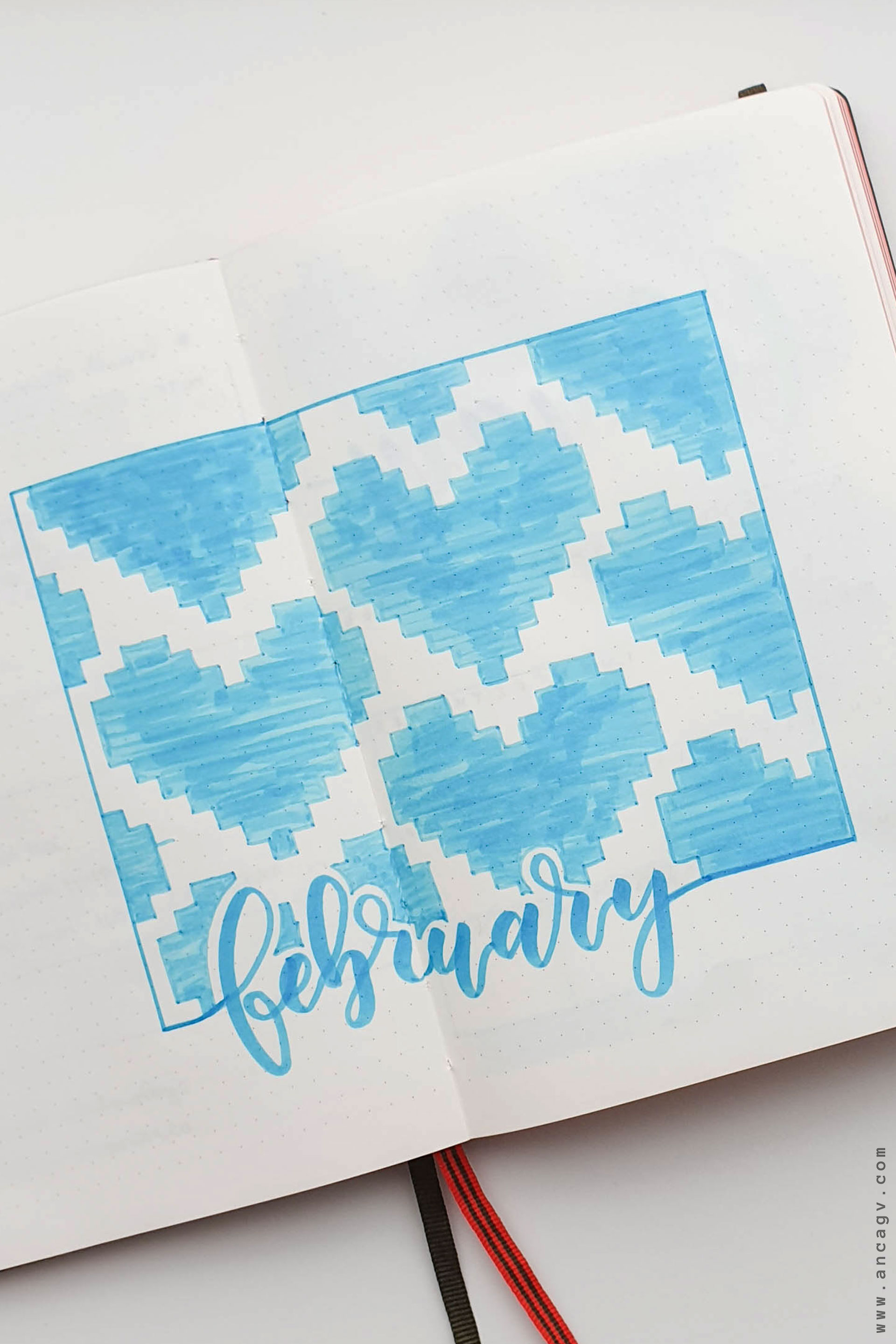 Bullet-Journal---set-up-for-February-2020-5