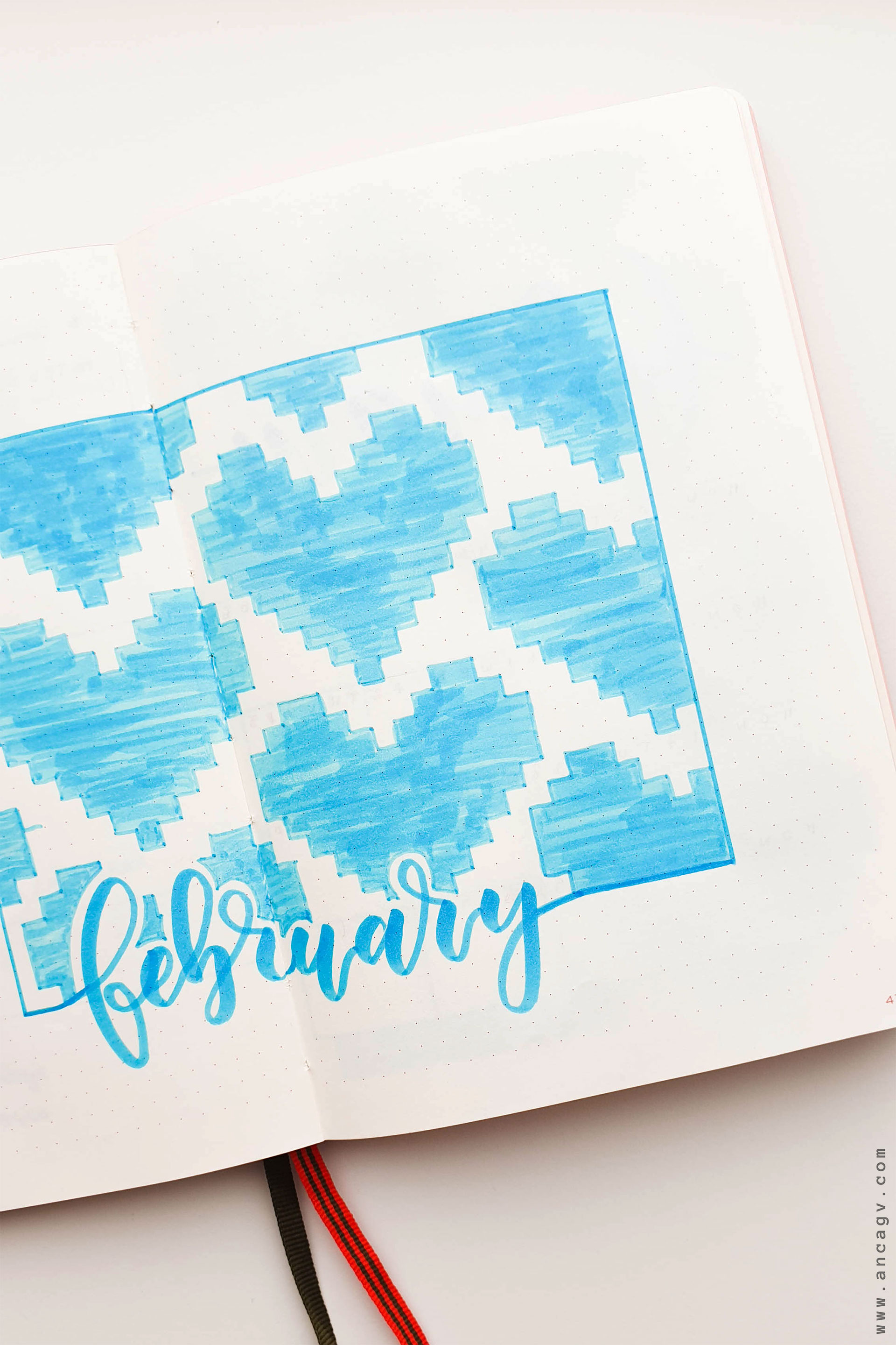 Bullet-Journal---set-up-for-February-2020-7