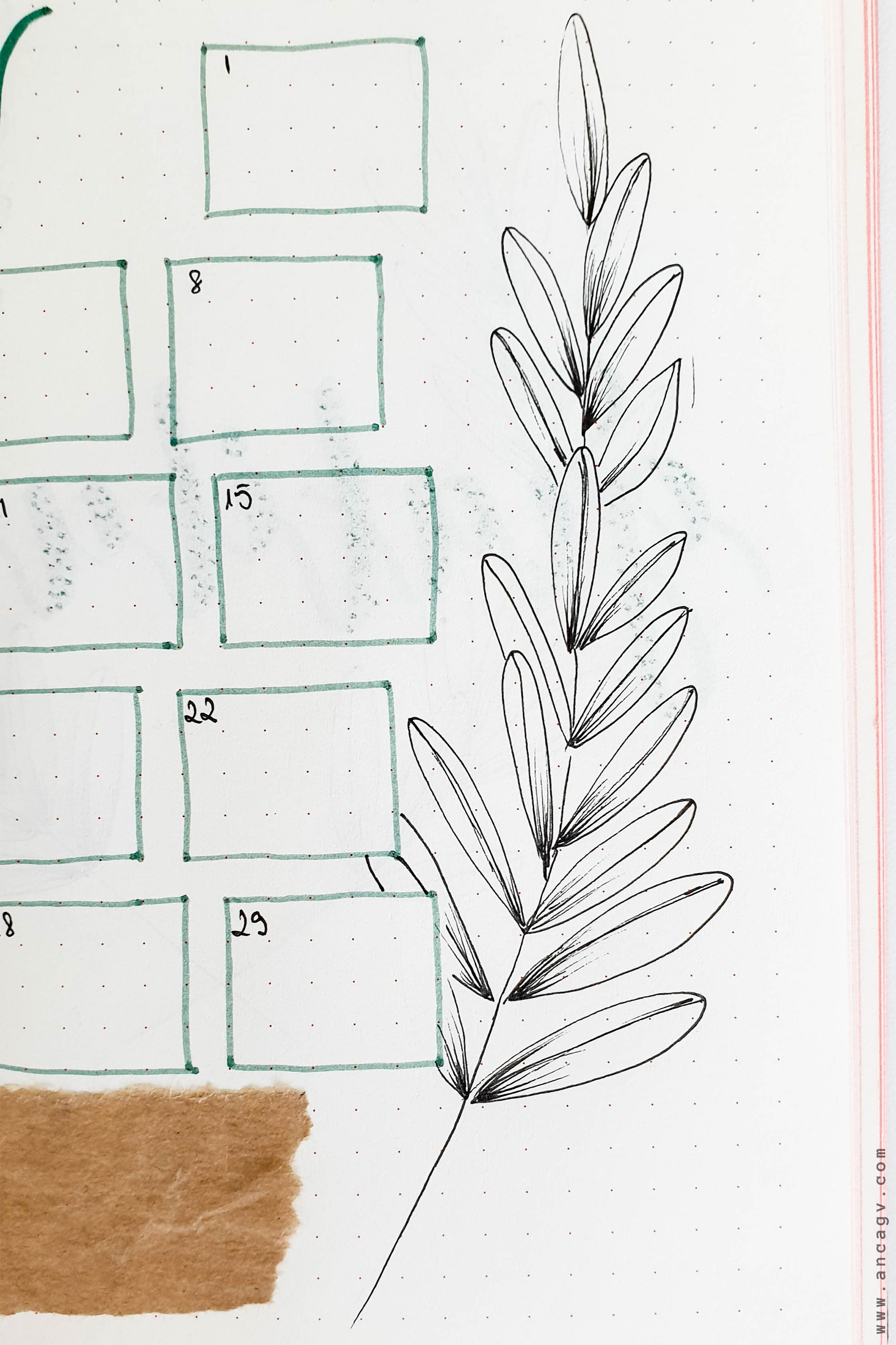 Bullet-Journal---set-up-for-March-2020-13