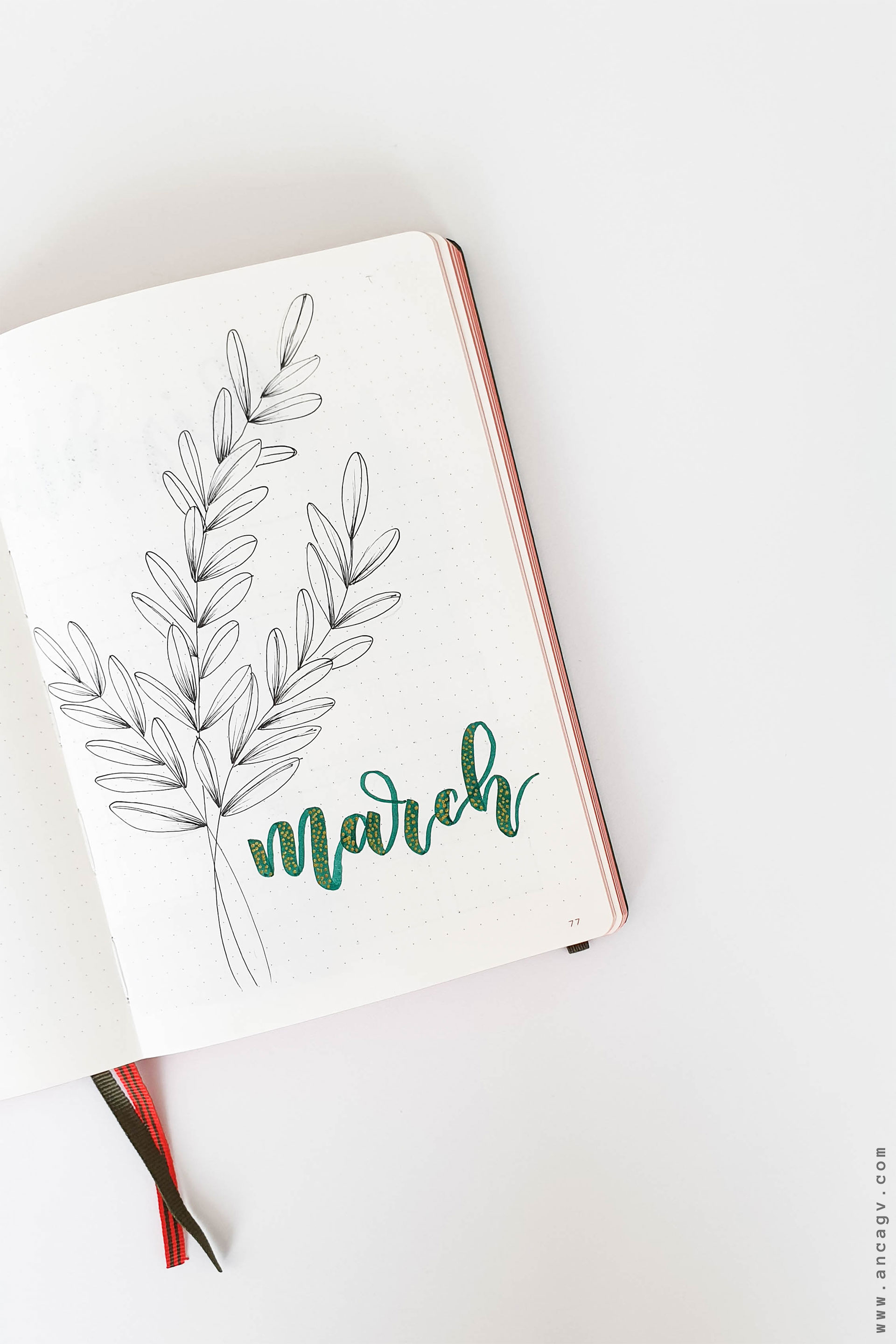 Bullet-Journal---set-up-for-March-2020-14