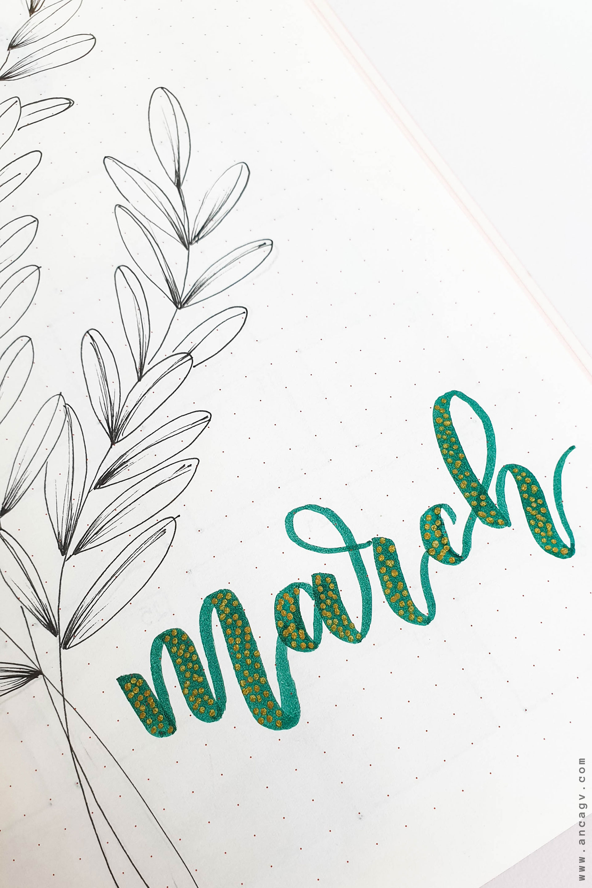 Bullet-Journal---set-up-for-March-2020-3