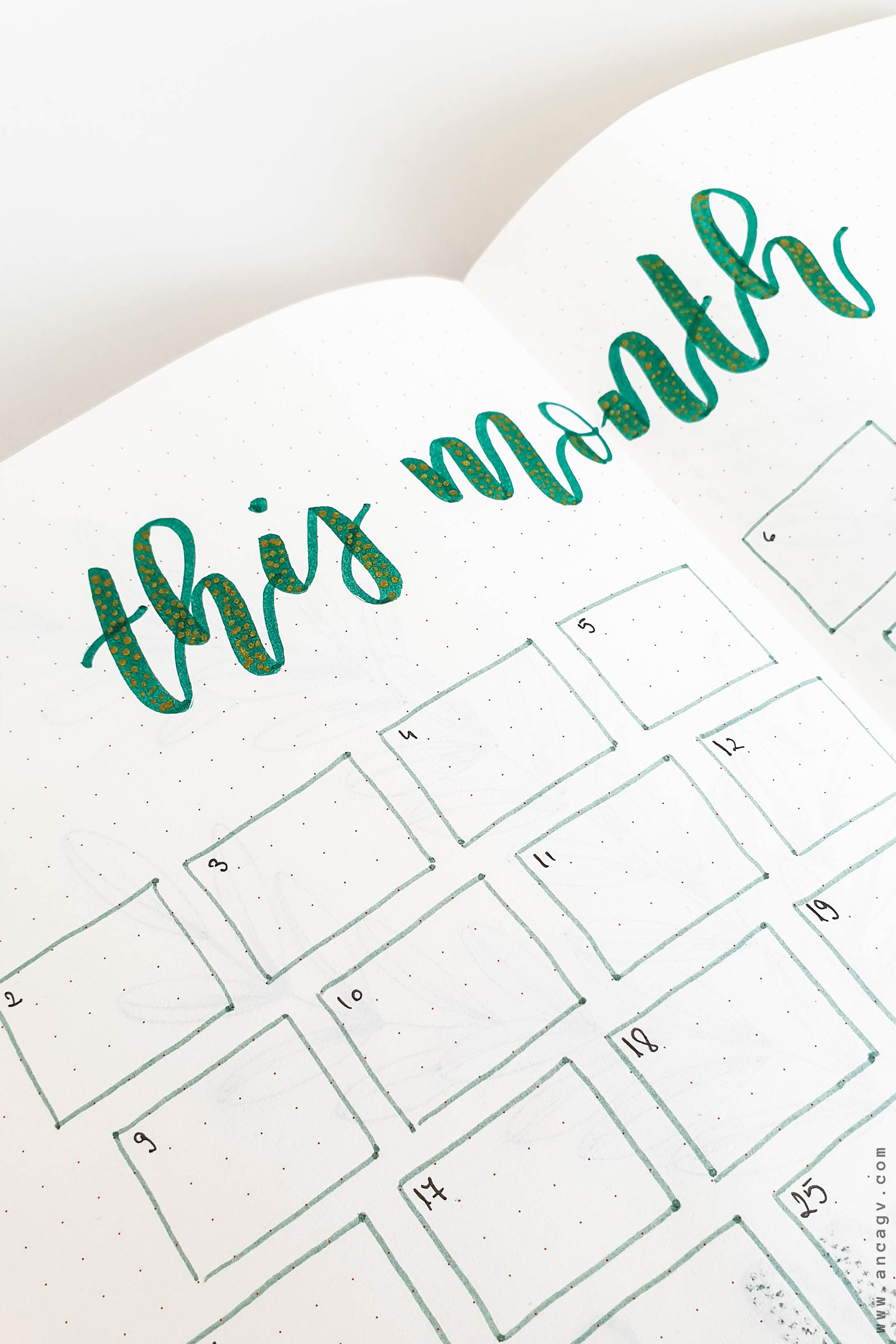 Bullet-Journal---set-up-for-March-2020-5