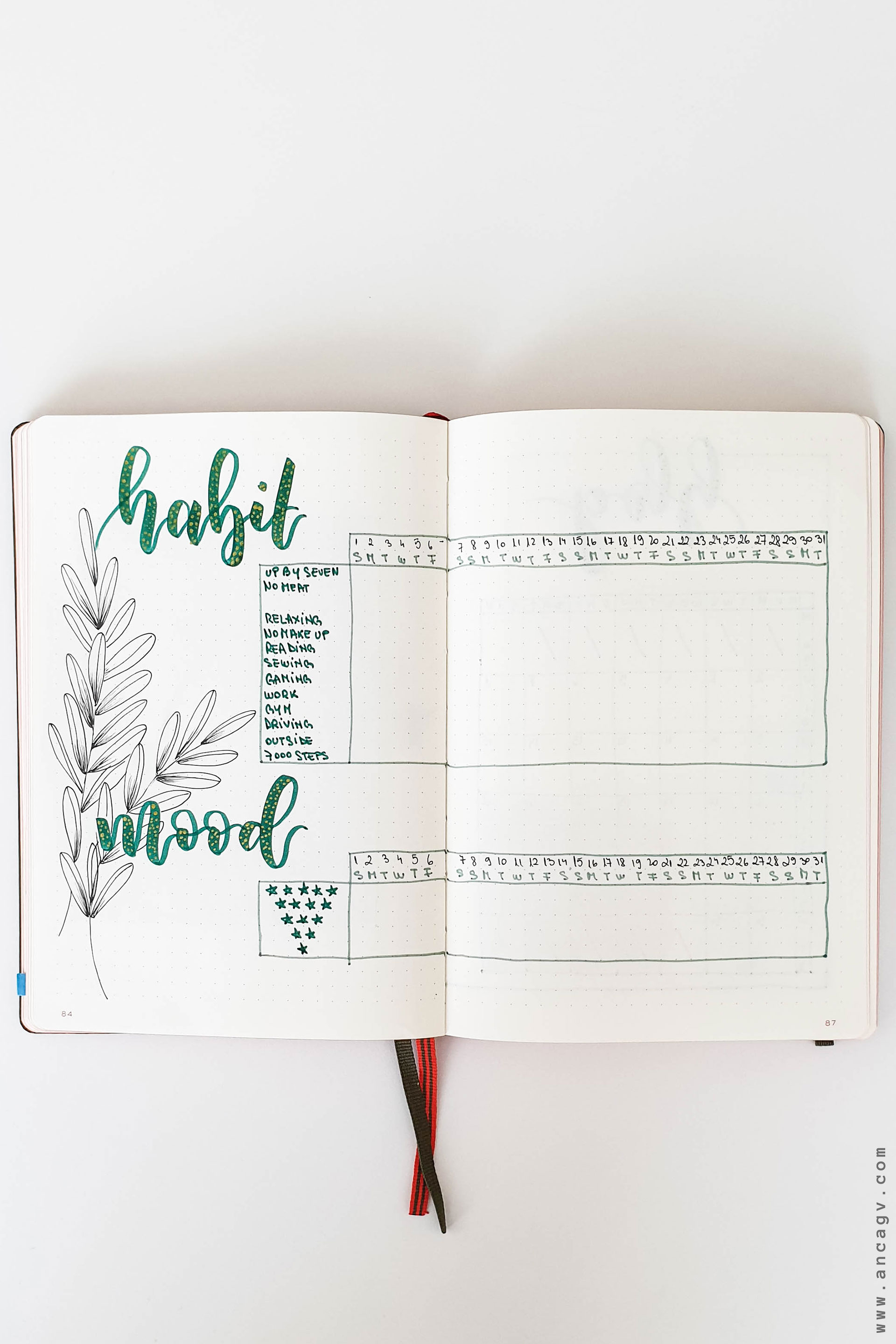 Bullet-Journal---set-up-for-March-2020-8
