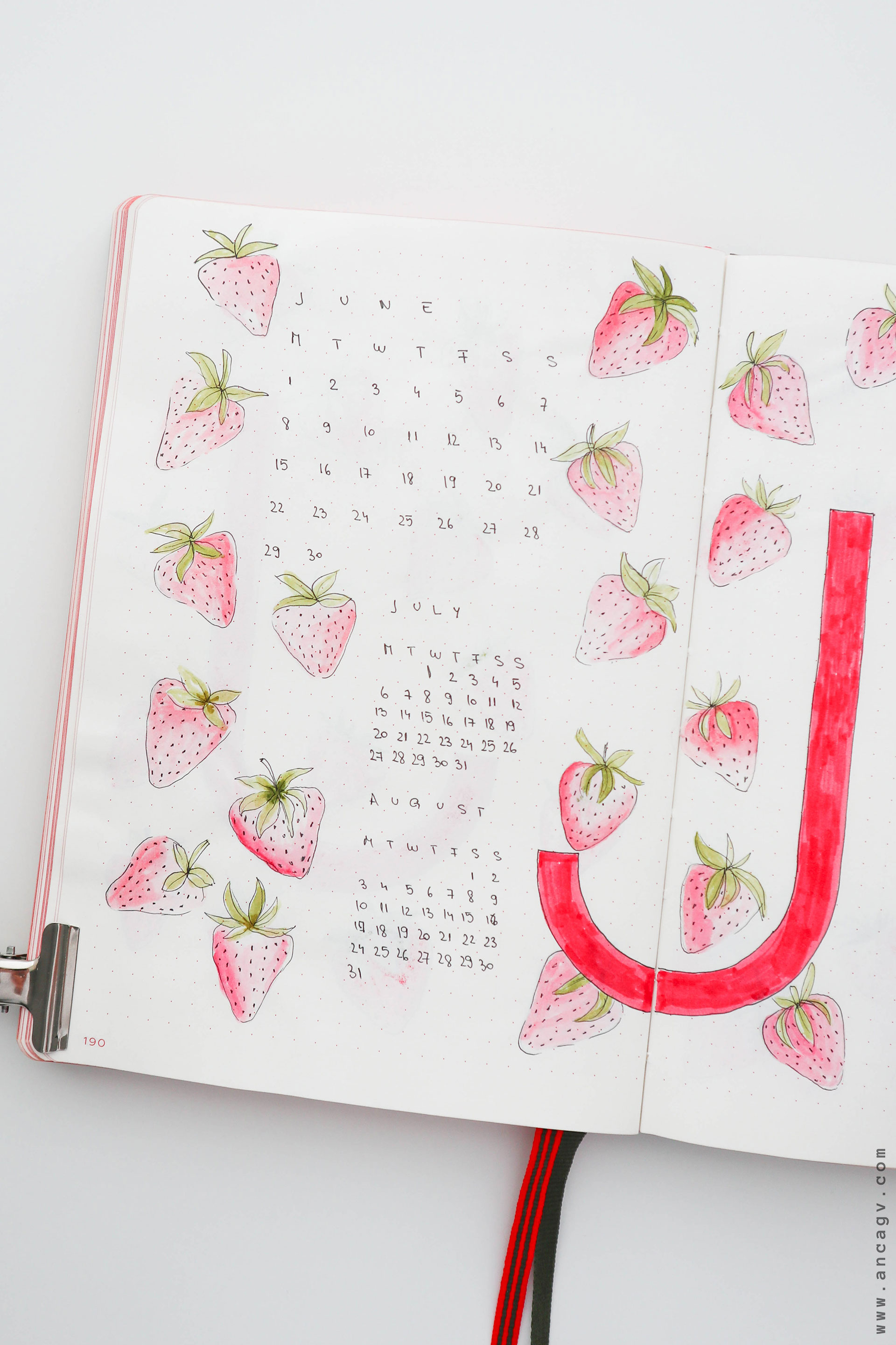 Bullet-Journal-–-set-up-for-June-20208