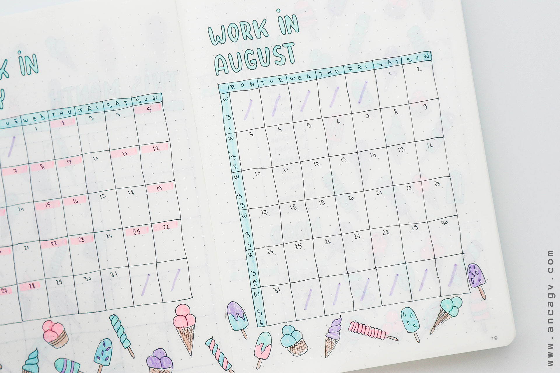 Bullet-Journal-–-set-up-for-July-20205