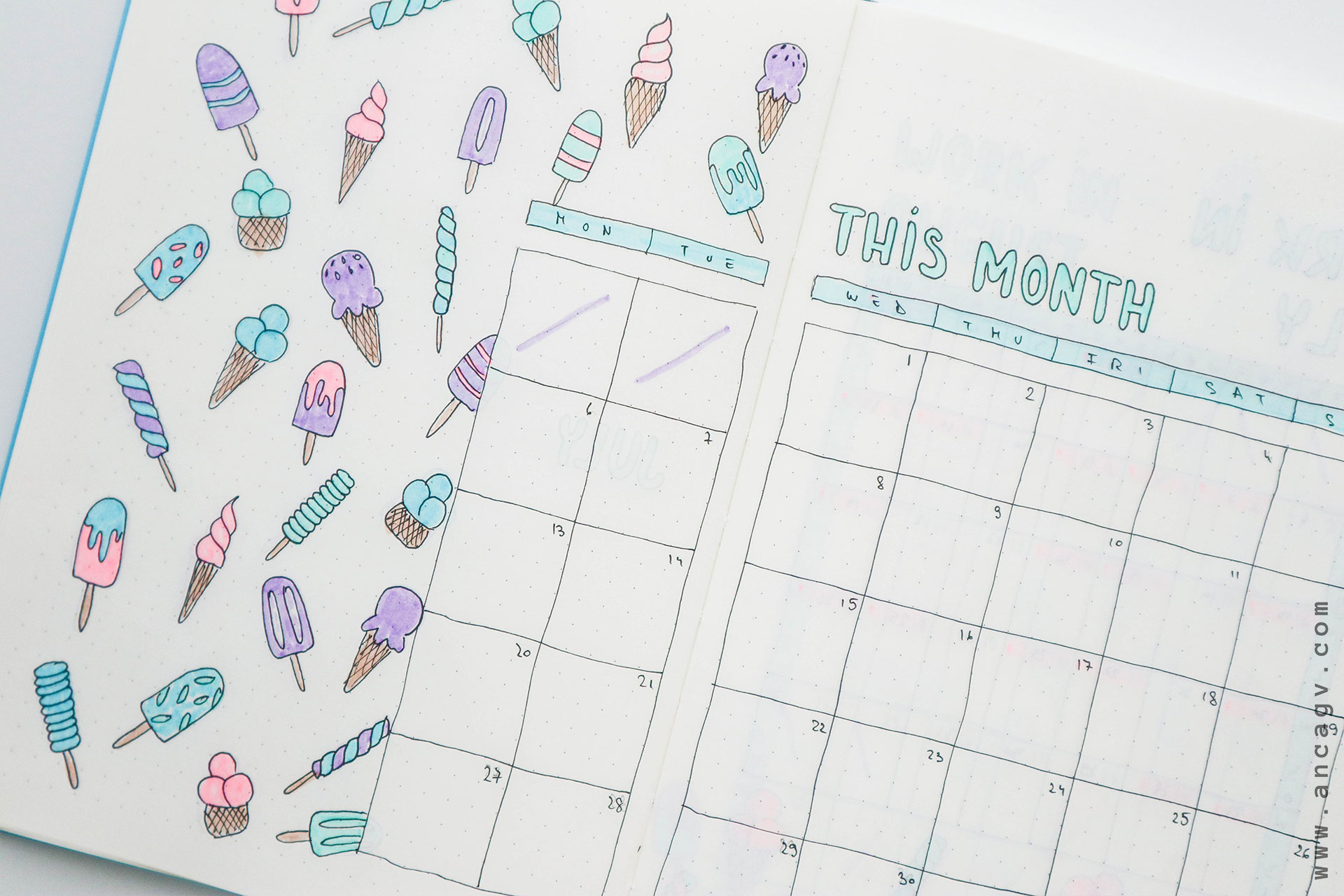 Bullet-Journal-–-set-up-for-July-20207