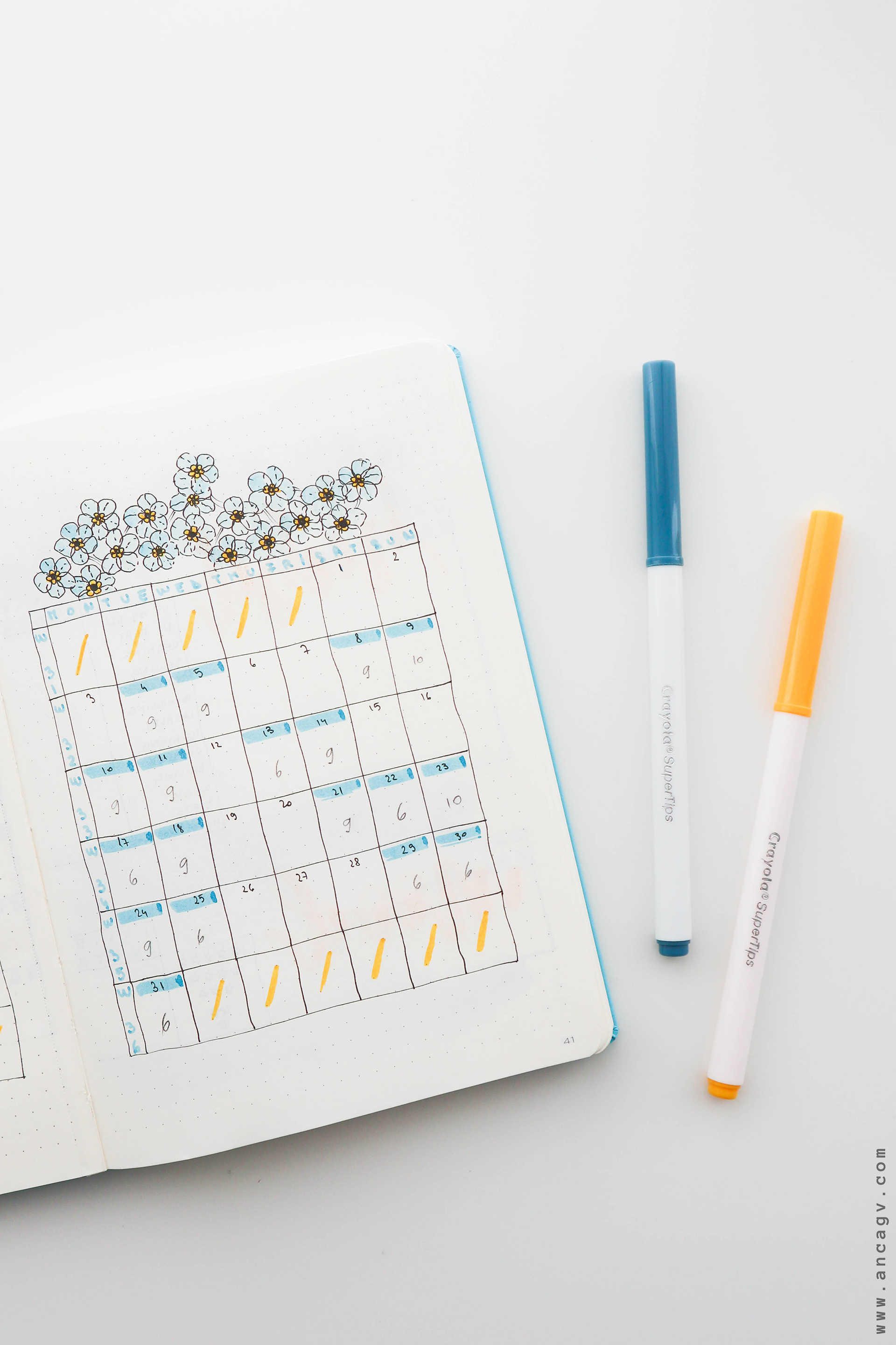 Bullet-Journal-–-set-up-for-August-20209