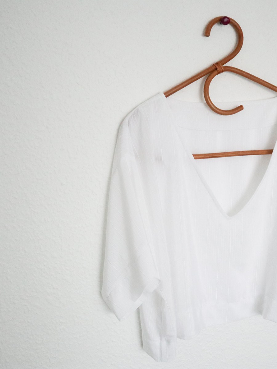 Adelia dress transformata intr-un crop top